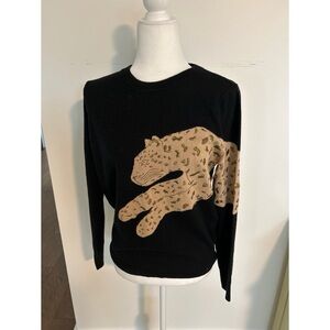 Tuckernuck Leopard Sweater, Size S